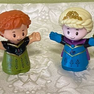 Fisher price Frozen Character Figurine Set - Anna and Elsa (GH)